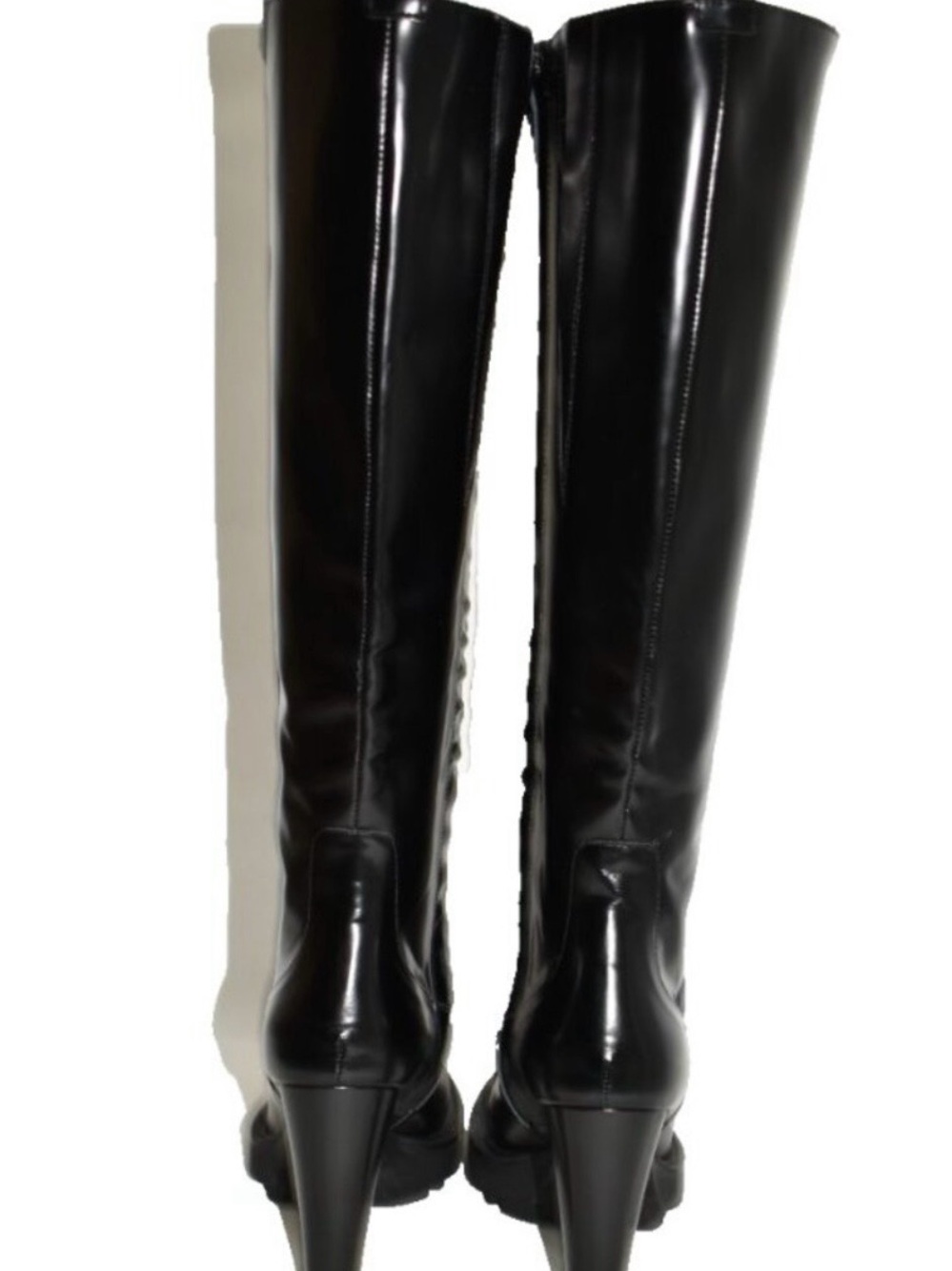 ALLSAINTS Harlem knee-high platform boots. - Picture 3 of 10